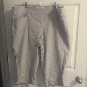 CJ Banks Signature Slimming Light Beige Pants